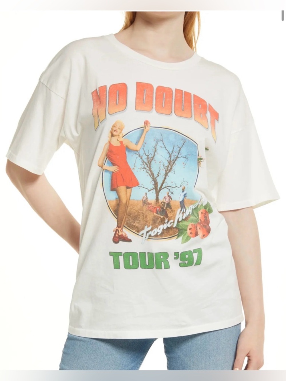 DAYDREAMER Tour 97’ NO DOUBT Merch Tee Custom Acid Washed
